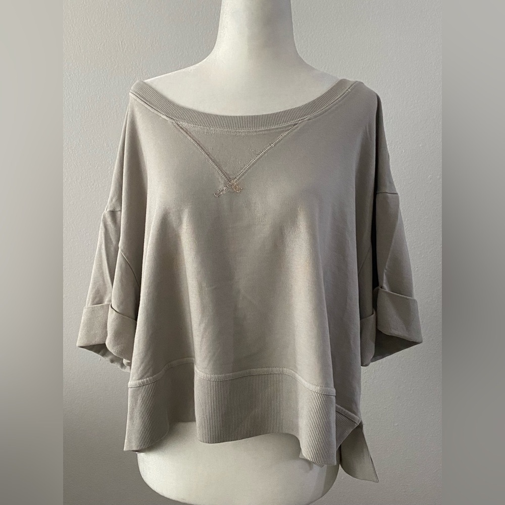 Aiko Women's Relaxed Fit Sweatshirt - Cream